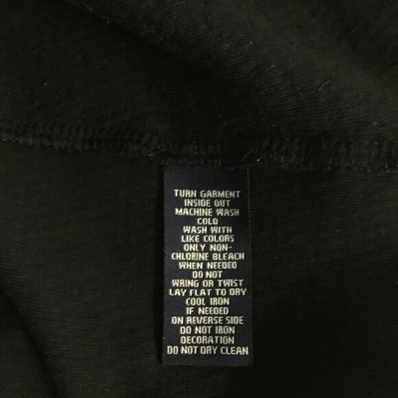 Chaps Sequined Long Sleeve Tee Sparkly Festive Crew Neck Sz Large Black Event - Picture 7 of 7